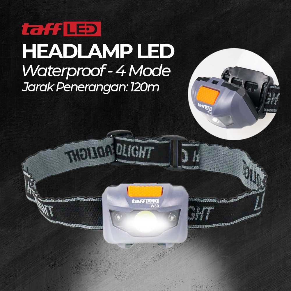 taffled-headlamp-flashlight-waterproof-white-and-red-light-led-w30