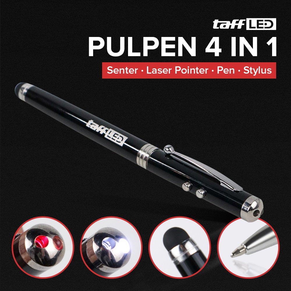 taffled-pulpen-4-in-1-senter-laser-pointer-pen-dan-stylus-tinta-hitam-t0054