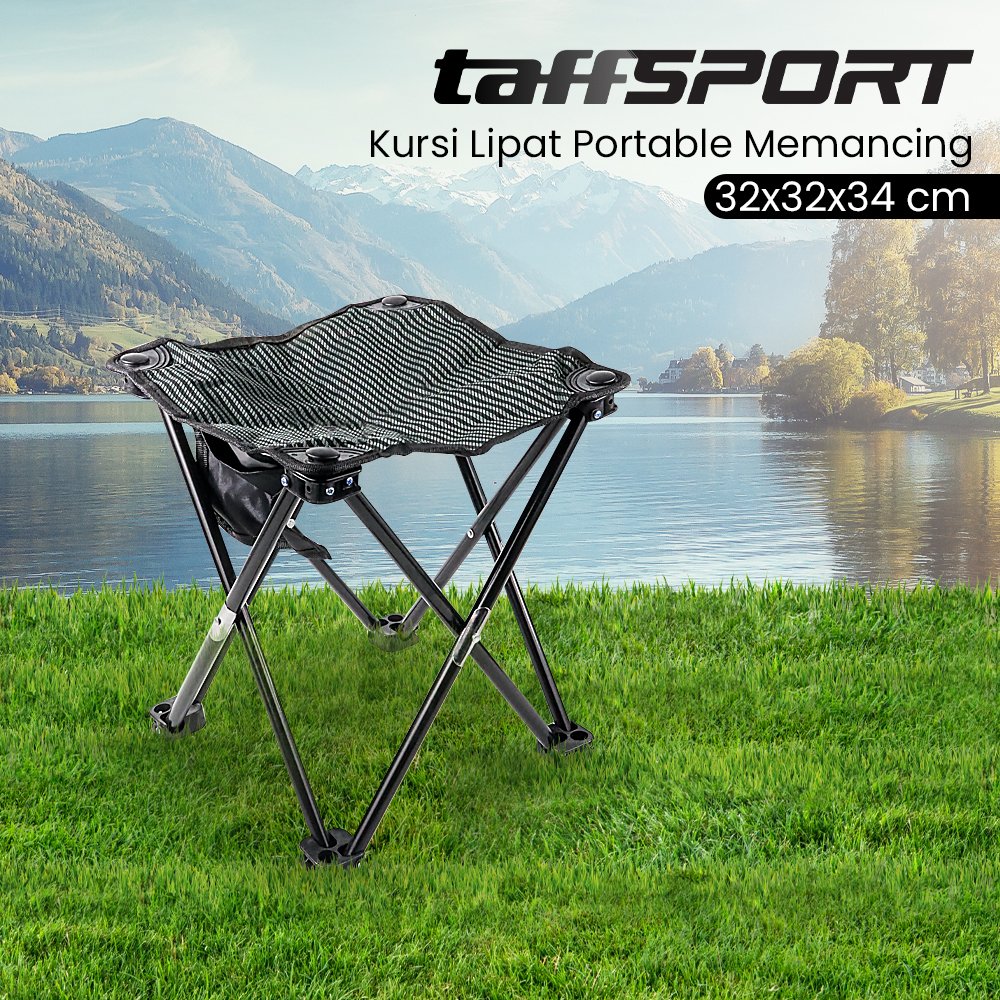taffsport-kursi-lipat-outdoor-mancing-camping-portable-32-x-32-x-34cm-a149