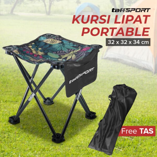 taffsport-kursi-lipat-outdoor-mancing-camping-portable-32-x-32-x-34cm-a149